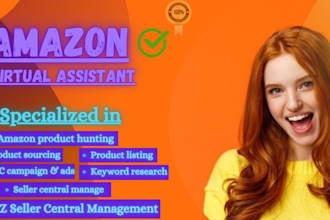be your expert amazon fba VA, amazon private label and PPC campaign manager