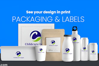 design childcare, education kids, baby shop, toy shop and children logo