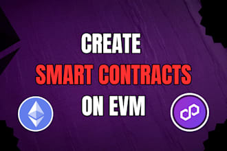 create smart contracts on evm