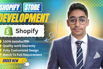 design and develop an attractive and modern shopify website