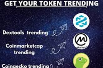 develop quality pinksale trending bot, dextool trending bot, uniswap bot, volume
