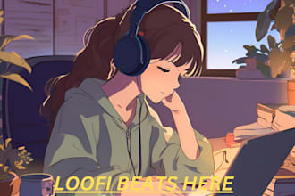 make you 10 to 30 lofi hiphop , chillhop , rnb beats for you