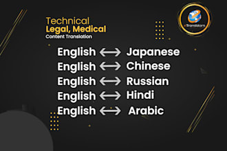 translate your text from english into japanese, chinese, russian, hindi, arabic