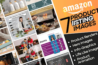 do amazon hero image, infographics and listing images