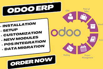 develop, customize and deploy odoo erp