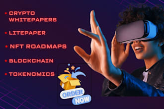 develop blockchain crypto whitepaper litepaper roadmaps ico nft