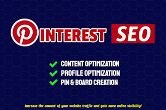 optimize and do pinterest marketing, boards and pins