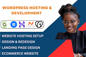 do ecommerce website, godaddy website design bluehost, siteground, hostinger