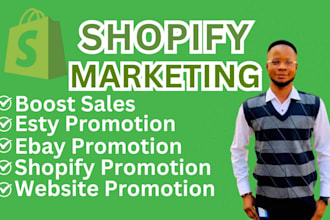 boost website store promotion for shopify ebay esty marketing