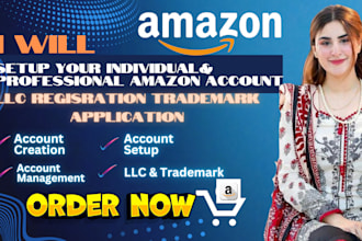 setup amazon seller central account professional and individual VA