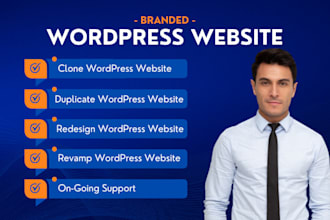 clone, revamp or duplicate wordpress website with elementor