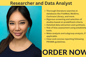 do high quality systematic review, meta analysis and manuscript writing