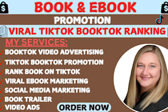 do viral tiktok bookrank booktok promotion tiktok books  kdp ads book marketing