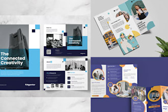 create real estate, corporate, and event flyers brochure