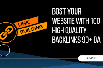 100 USA high da90 backlinks white hat SEO link building service for rankings