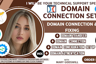 connect or redirect domain to godaddy, shopify, fix dns, restored expire domain