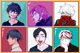 create a cool avatar pfp icon illustration drawing