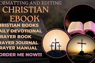 write and format christian ebook prayer journal daily devotional for amazon kdp