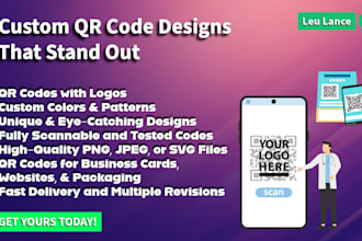 design custom qr code logo