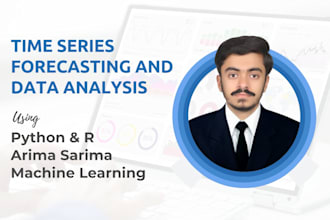 help you with time series forecasting using arima, sarima, and ml