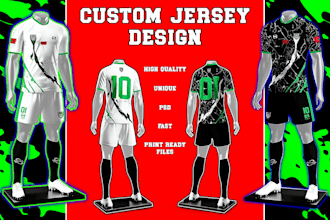 design sublimation esports and gaming sports jersey design
