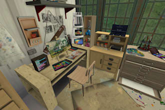 create a playable room in sims with custom content for you