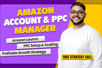 be your amazon account manager and amazon PPC specialist