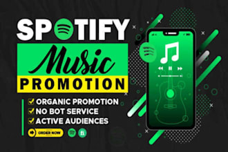 x10 organic viral music SEO for spotify album promotion, spotify music promotion