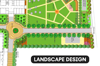 design 3d realistic landscape backyard house front garden pool patio terrace