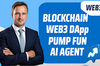 be blockchain developer for web3 dapp, defi, dex launchpad, pump fun on solana