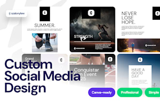 design your social media kit template
