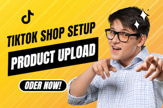 do tiktok shop setup, tiktok product listing, tiktok product upload