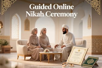 officiate your online islamic nikah with proper guidance