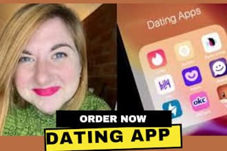 create a app social media messaging app development of social media dating, web