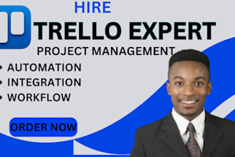 trello consultant , automations, trello virtual assistant, project management
