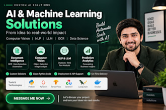 build machine learning and computer vision models in python