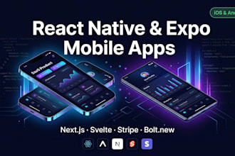 dev next js svelte stripe bolt new react native expo mobile app convex supabase