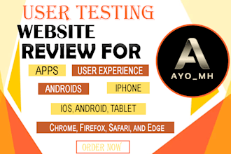 user testing app reviews app testing website testing website review