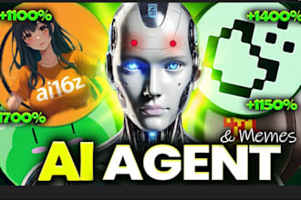 create crypto ai agent, create meme ai token, ai agent crypto token development