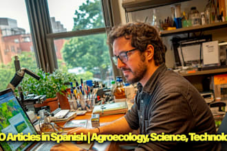 write SEO optimized spanish articles on ecology agroecology and science