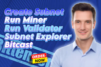 help you to create your own subnet and become a miner or validator