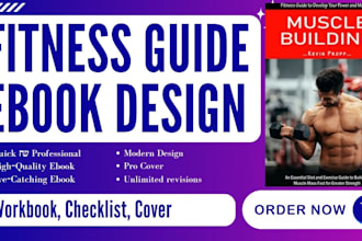 design fitness lead magnet ebook pdf workout plan lead magnet ebook book design