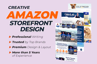 design an amazon brand storefront