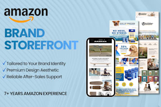 design an amazon brand storefront