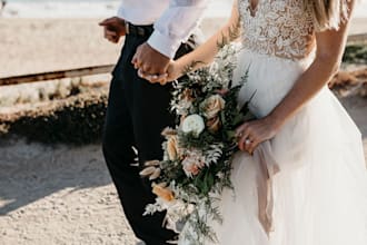 professionally edit wedding photos and videos