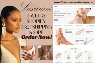 design jewelry website jewelry store jewelry dropshipping store fashion website
