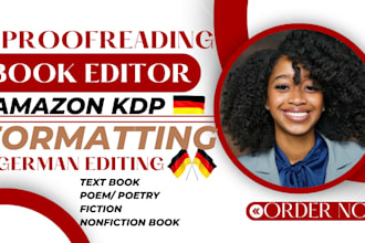 proofread and format german textbook german manuscript editing children book