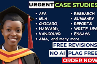 write essays case study analysis, assiignments, research and summaries