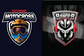 do custom motorcycle helmet logo design