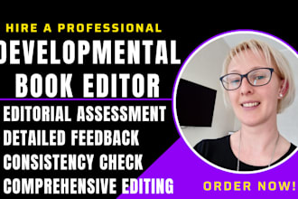 substantive developmental or structural line edit fiction novel nonfiction book